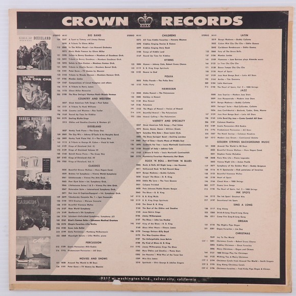 Sounds Of A Thousand Strings – Cloud Nine - 1960 Stereo LP Vinyl Record CST 194 - Picture 2 of 16